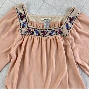 {Flying Tomato} Flare Sleeve Boho Blouse